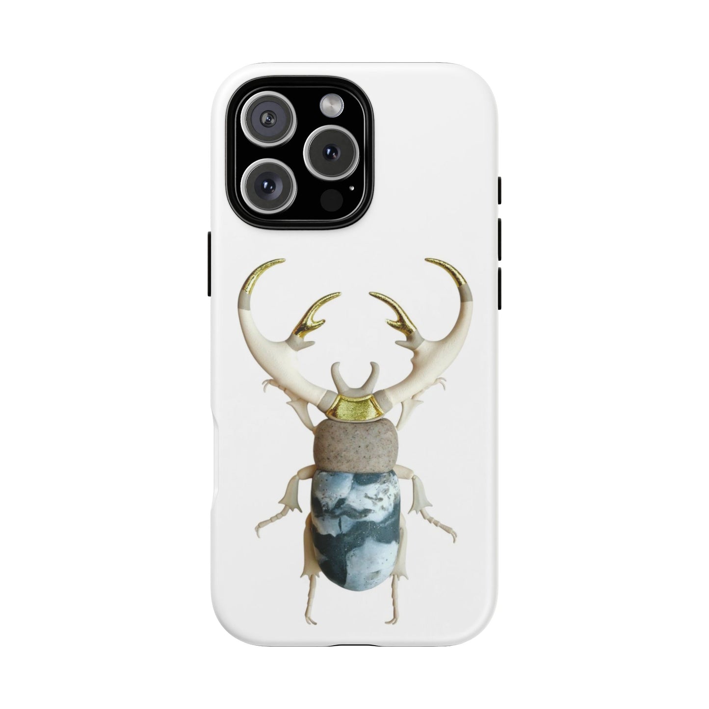 Stylish iPhone 16 Pro Max Phone Case with Beetle Design, Insect Lover Gift, Unique Phone Accessory, Birthday, Nature Enthusiast