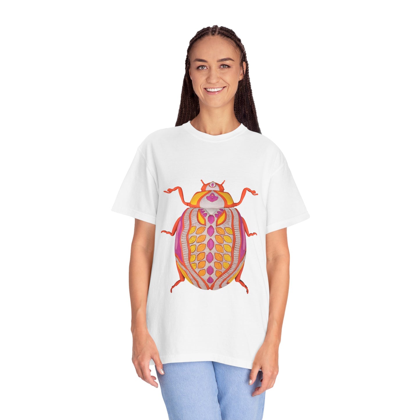 Vibrant Beetle Design T-Shirt | Unisex, Casual Wear, Nature Lovers Gift, Eco-Friendly Fabric, Summer Fashion