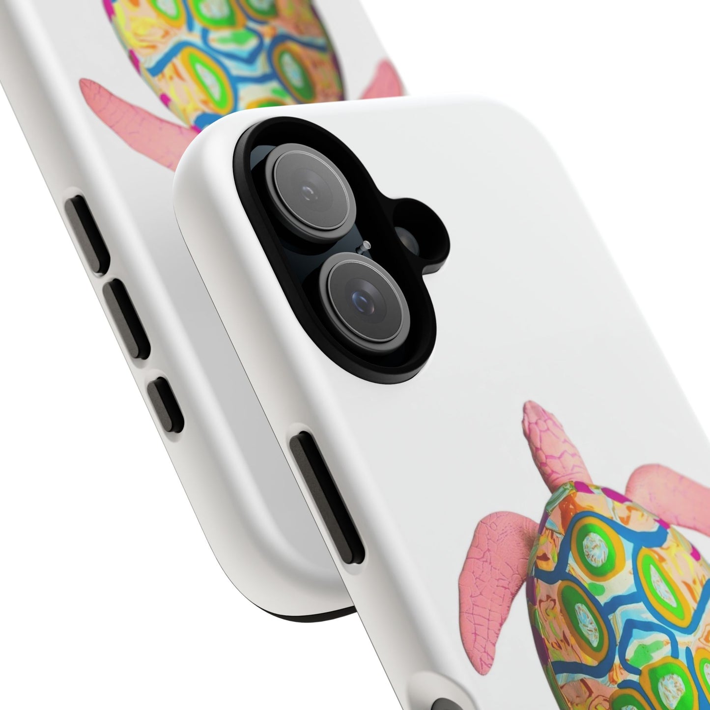 Colorful Turtle Phone Case, Cute Turtle Phone Cover, Unique Animal Case, Gifts for Animal Lovers, Beach Vibes Phone Accessory