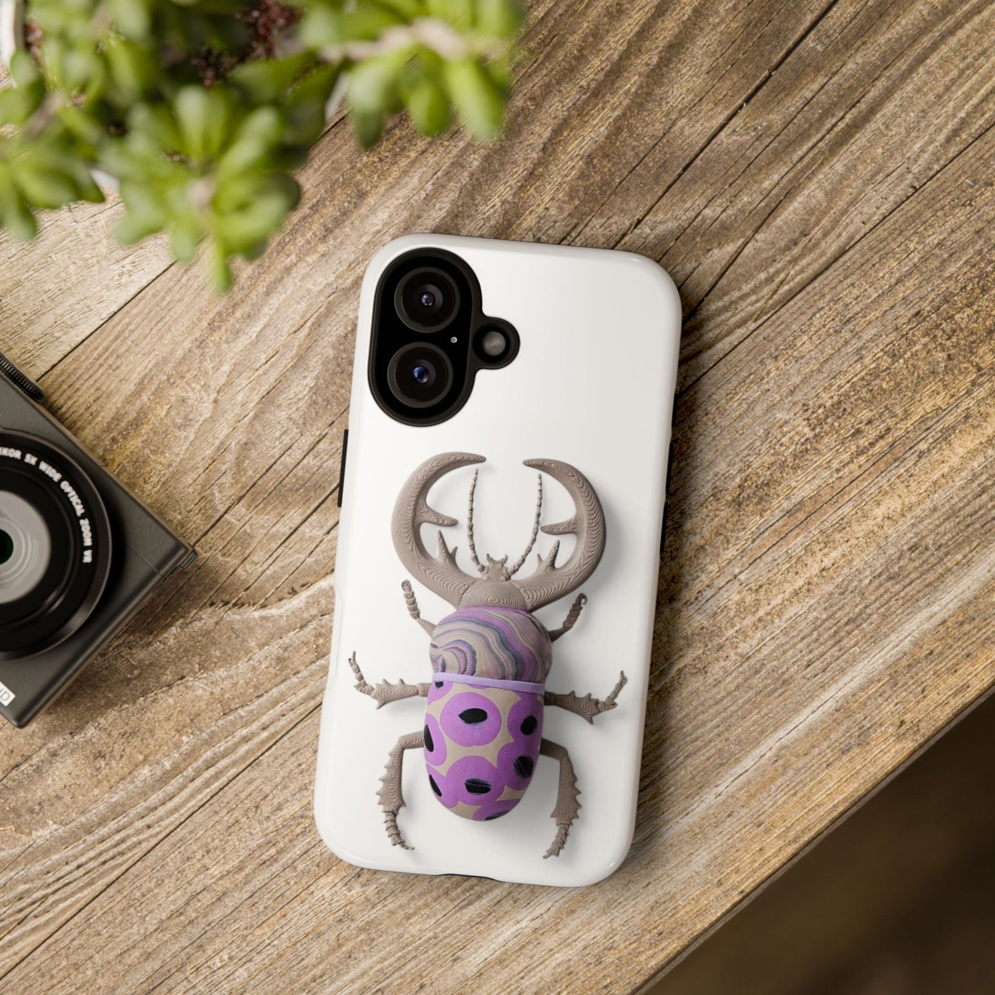 Stylish Beetle Phone Case - Tough Cases for Nature Lovers, Bug Decor, Phone Accessories, Unique Gifts, Eco-Friendly Design