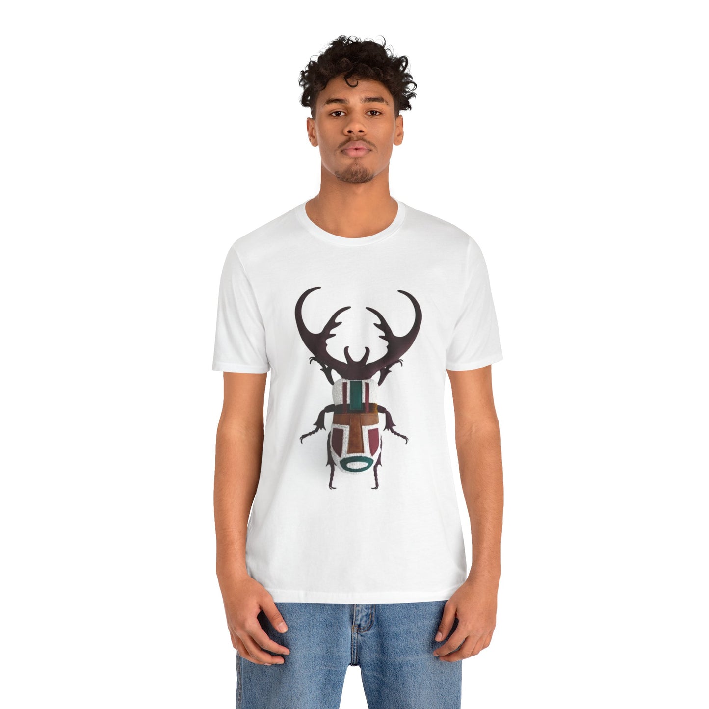 Whimsical Beetle Graphic Tee, Nature Lover's Shirt, Insect Design T-Shirt, Unique Gift for Entomologists, Casual Wear, Birthday Gift