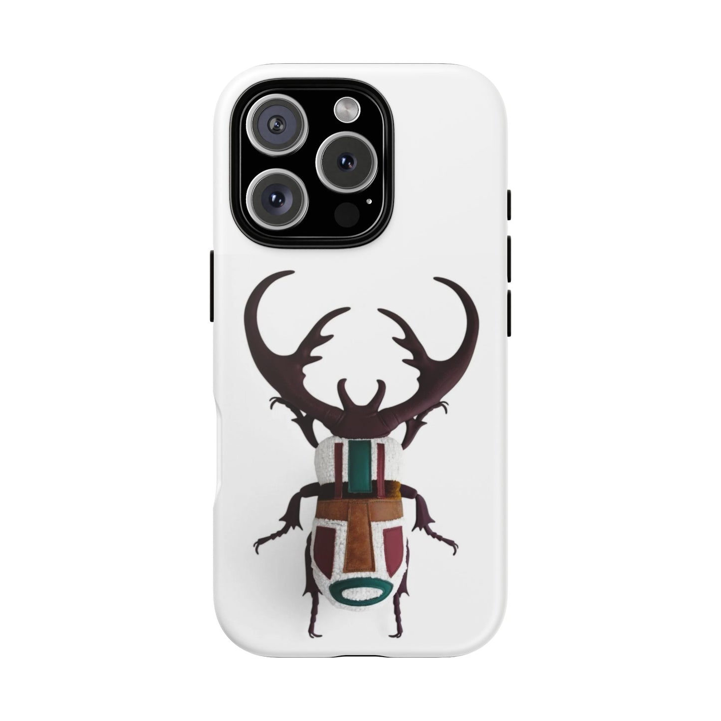 Stag Beetle Phone Case - Unique Tough Cases, Electronics Cover, Gift for Nature Lovers, Eco-Friendly Accessory, Stylish Protection