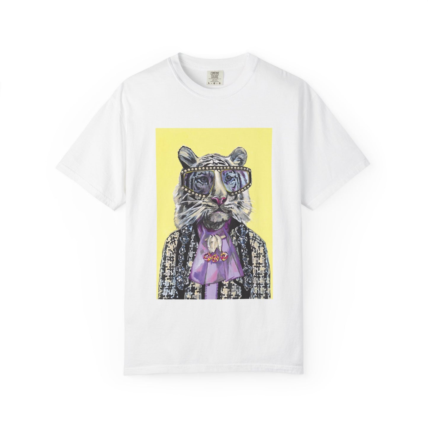 Cool Cat Unisex T-Shirt, Fun Gift for Cat Lovers, Vintage Style Tee, Graphic Animal T-Shirt, Perfect for Casual Wear