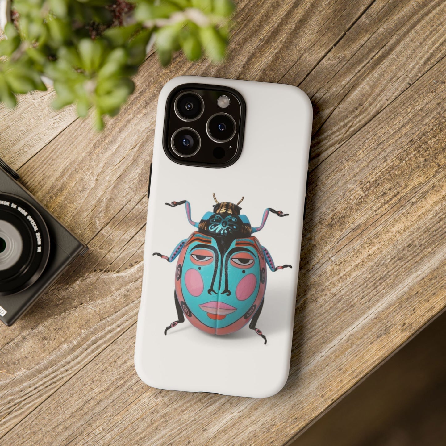 Tough iPhone 16 Pro Max Cases - Artistic Insect Phone Case, Unique Phone Accessory, Gift for Nature Lovers, Trendy Mobile Cover, Birthday Present
