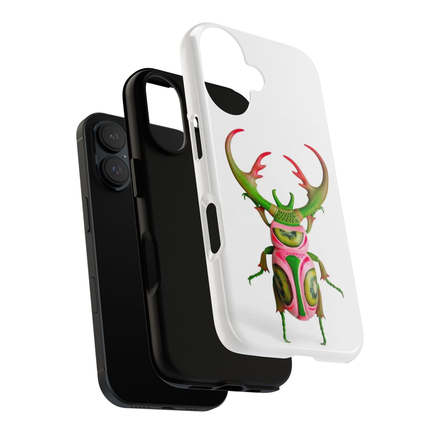 Stylish Phone Case with Unique Beetle Design - Tough Cases, Insect Art, Nature Lover Gift, Phone Protection, Eco-Friendly