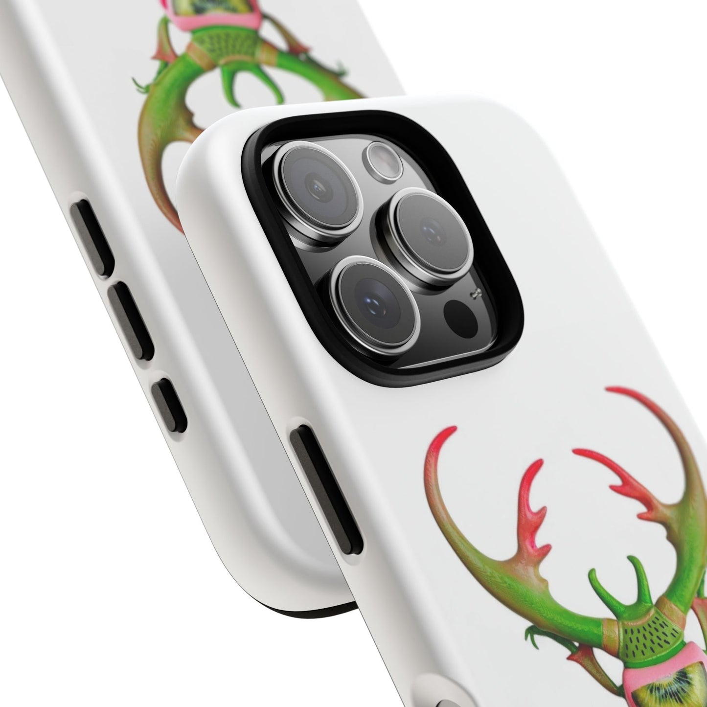 Stylish iPhone 16 Pro Case featuring Vibrant Beetle Design, Tough Cases, Eco-Friendly, Unique Gift, Trendy Accessories, Insect Art