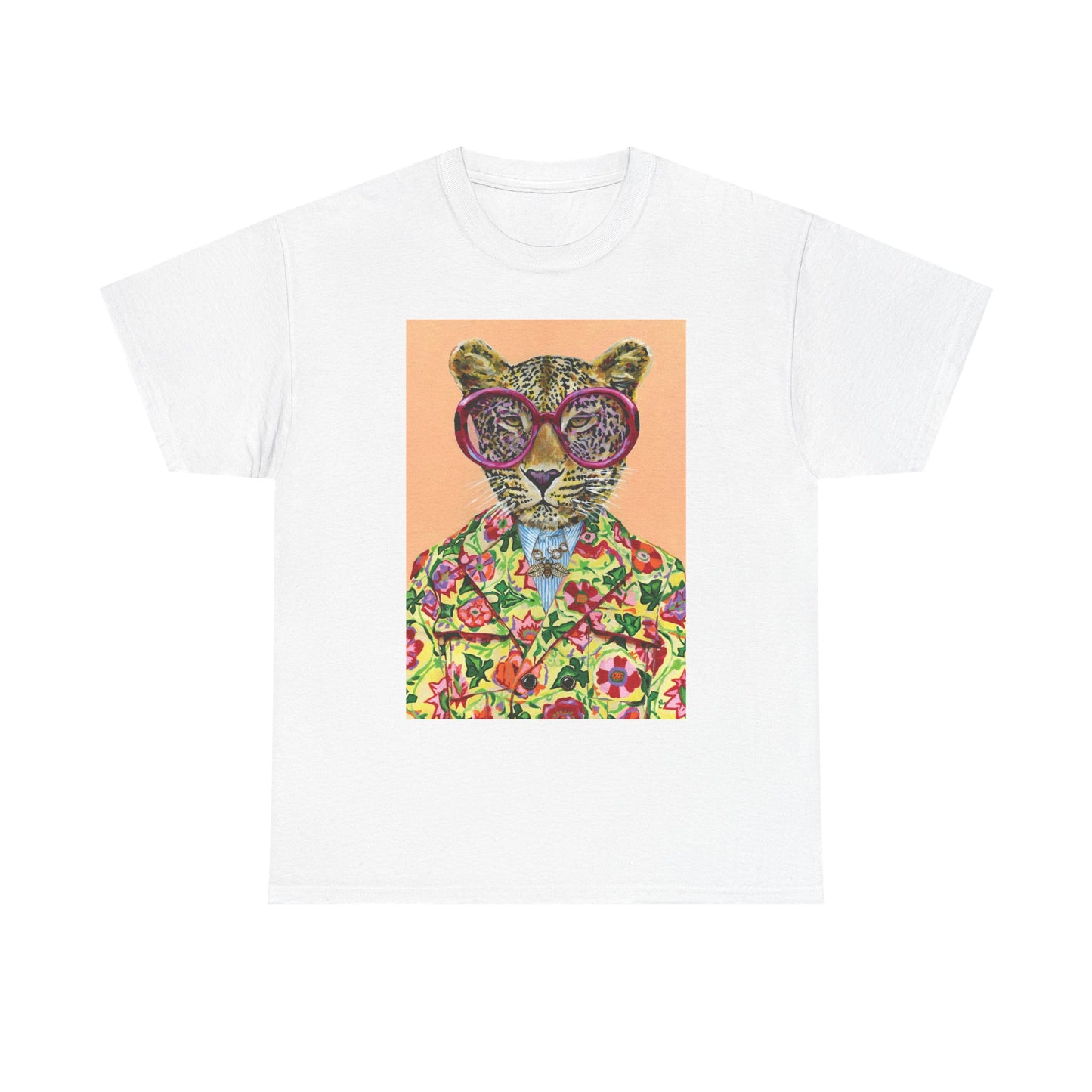 Vibrant Animal Tee, Unisex Graphic Shirt, Trendy Cotton Top, Fun Casual Wear, Gift for Animal Lovers, Summer Fashion