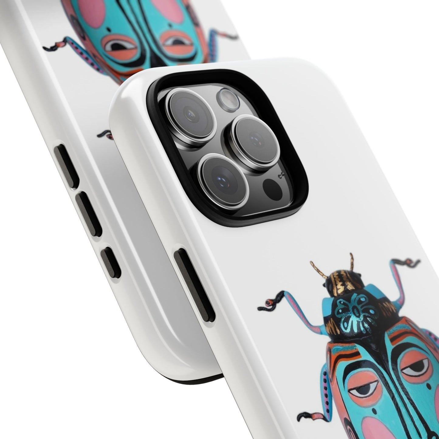 Tough iPhone 16 Pro Max Cases - Artistic Insect Phone Case, Unique Phone Accessory, Gift for Nature Lovers, Trendy Mobile Cover, Birthday Present
