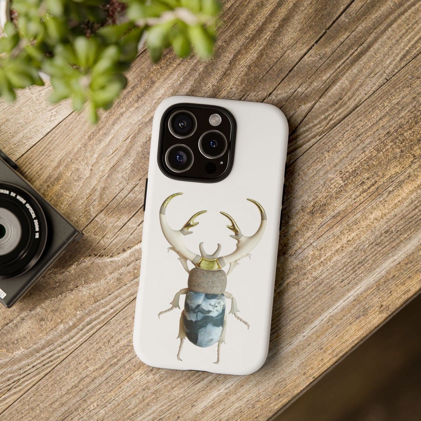 Unique Beetle Phone Case, Tough Nature-Inspired Phone Cover, Insect Lover Gift, Eco-Friendly Accessory, Perfect for All Occasions