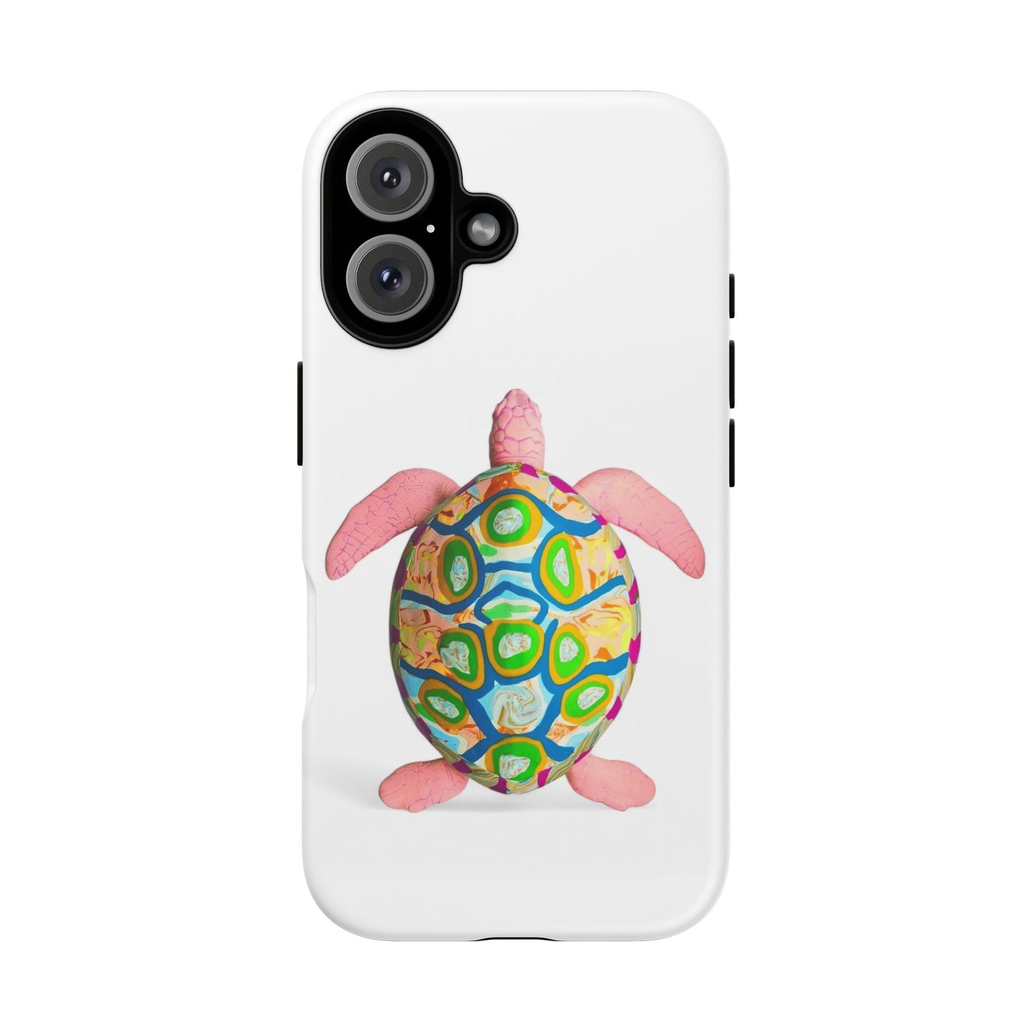 Colorful Turtle Phone Case, Cute Turtle Phone Cover, Unique Animal Case, Gifts for Animal Lovers, Beach Vibes Phone Accessory