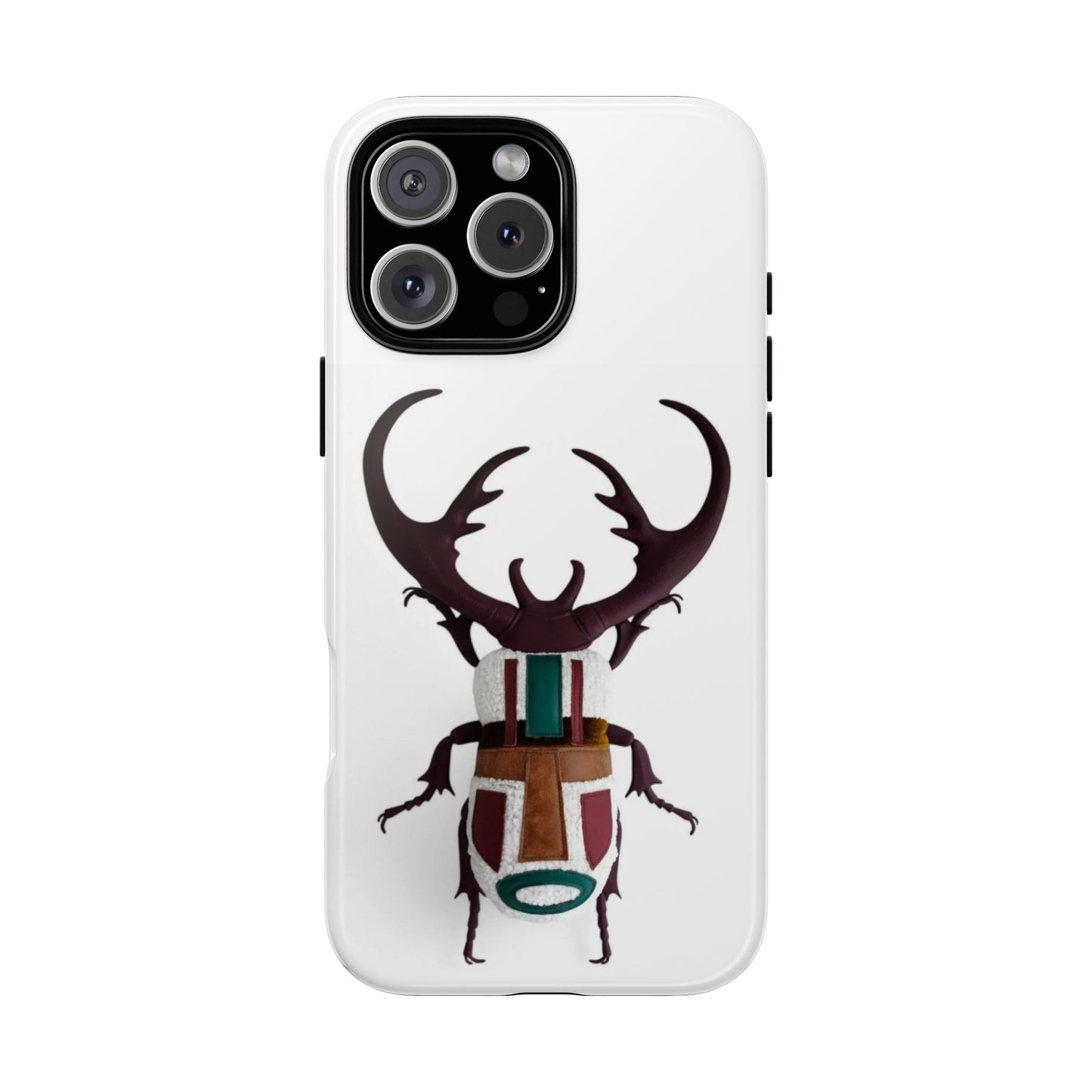 Vintage Beetle iPhone 16 Pro Max Case, Insect Lover Gift, Tough Cases, Nature Accessories, Unique Phone Cover, Cool Gift Idea, Aesthetic Phone Case