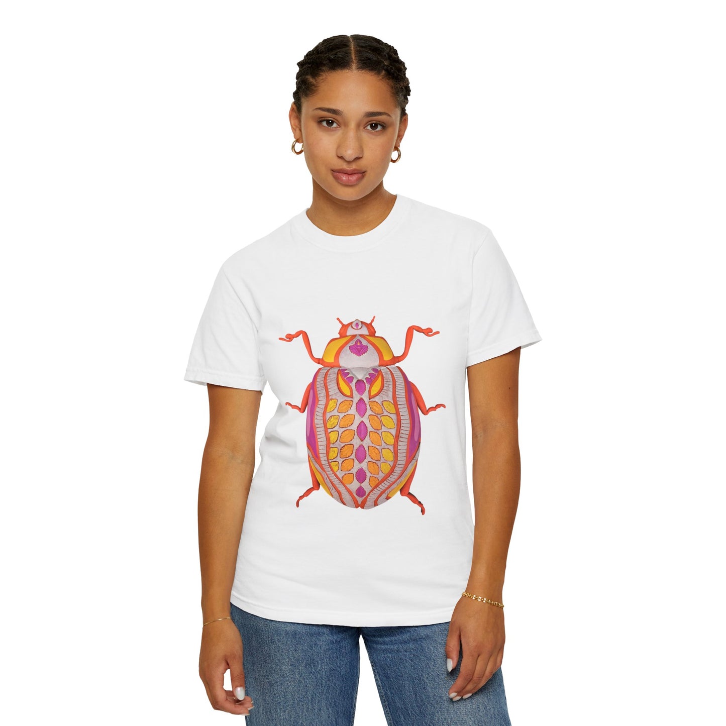 Vibrant Beetle Design T-Shirt | Unisex, Casual Wear, Nature Lovers Gift, Eco-Friendly Fabric, Summer Fashion