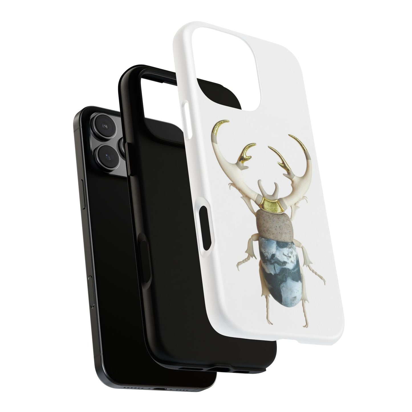 Stylish iPhone 16 Pro Max Phone Case with Beetle Design, Insect Lover Gift, Unique Phone Accessory, Birthday, Nature Enthusiast