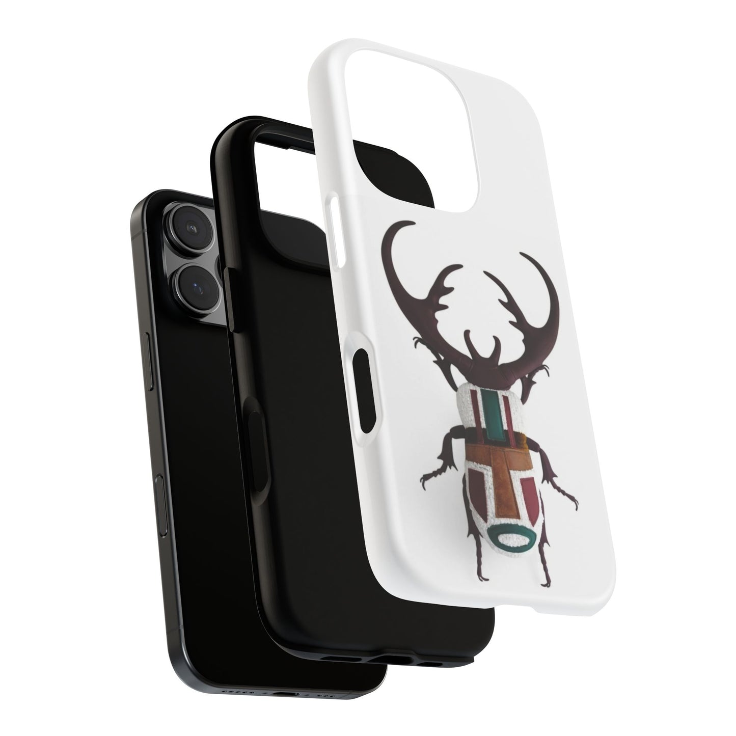 Stag Beetle Phone Case - Unique Tough Cases, Electronics Cover, Gift for Nature Lovers, Eco-Friendly Accessory, Stylish Protection