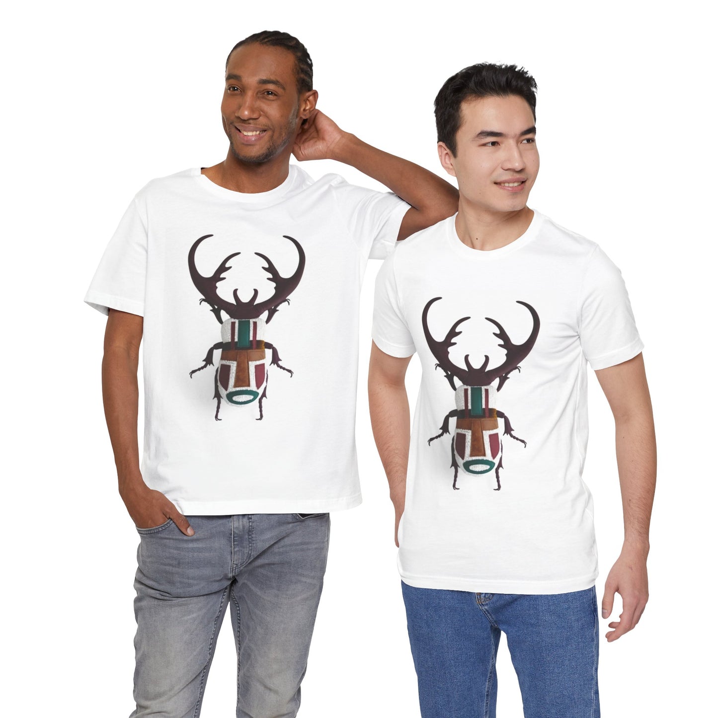 Whimsical Beetle Graphic Tee, Nature Lover's Shirt, Insect Design T-Shirt, Unique Gift for Entomologists, Casual Wear, Birthday Gift