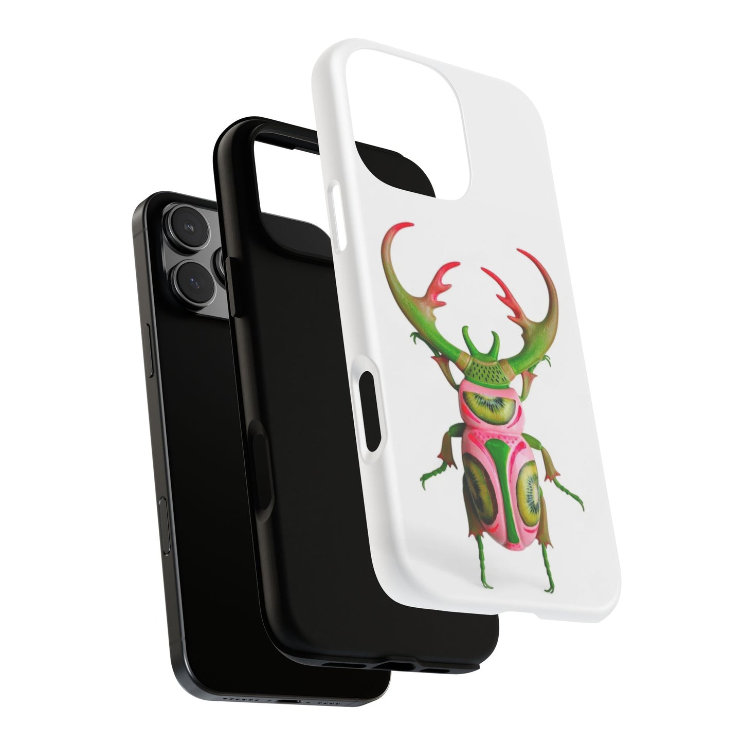 Colorful Beetle iPhone 16 Pro Max Case | Tough Cases | Unique Phone Cover, Insect Design, Nature Lovers Gift, Eco-Friendly, TrendyAccessories