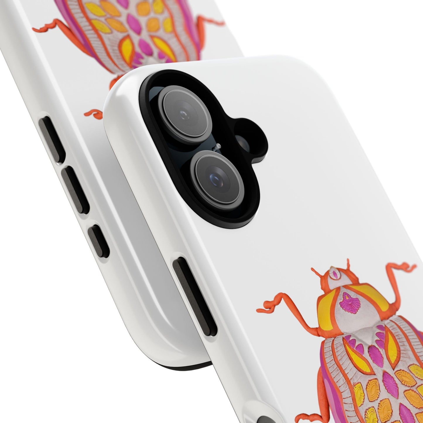 Vibrant Beetle iPhone 16 Phone Case, Cute Insect Design for Nature Lovers, Gifts for Eco-Conscious Friends, Unique Cell Phone Cover