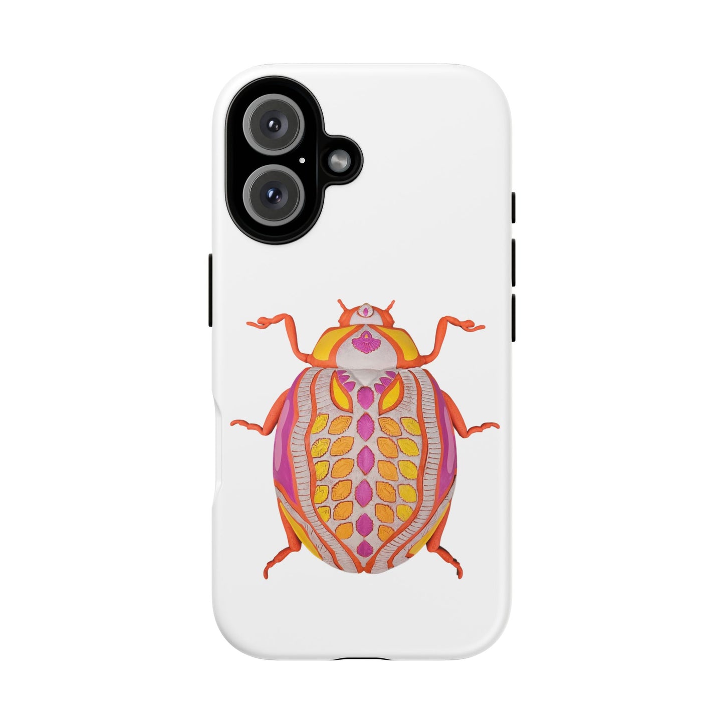 Vibrant Beetle iPhone 16 Phone Case, Cute Insect Design for Nature Lovers, Gifts for Eco-Conscious Friends, Unique Cell Phone Cover