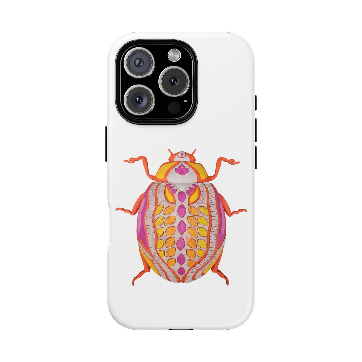Colorful Bug Phone Case, Insect Design Case, Tough Phone Cover, Unique Gift for Nature Lovers, Stylish Mobile Accessory
