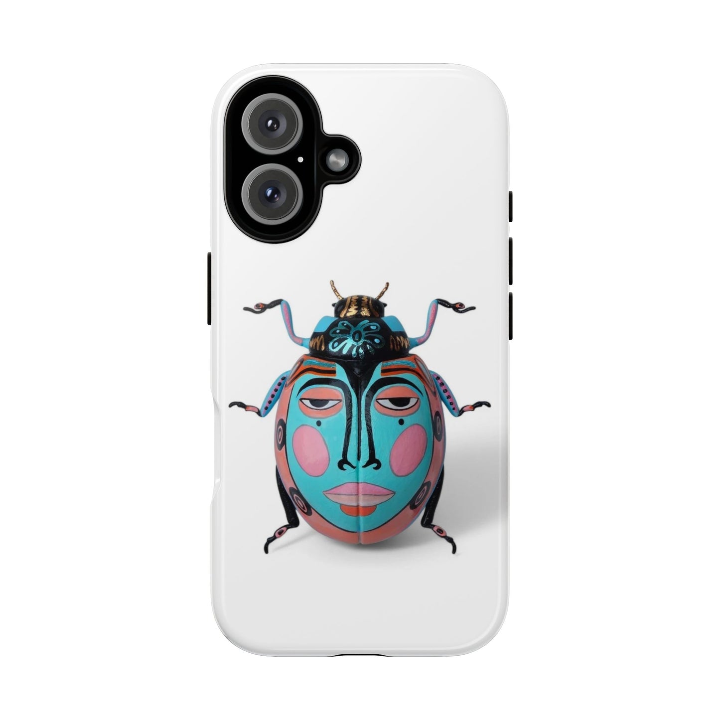 Colorful Beetle Phone Case, Tough Cases, Unique Gift for Insect Lovers, Trendy Accessories, Protection for Smartphones