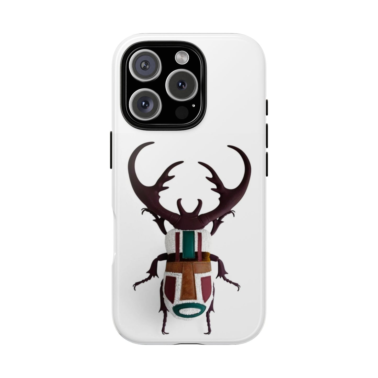 Stag Beetle Phone Case - Unique Tough Cases, Electronics Cover, Gift for Nature Lovers, Eco-Friendly Accessory, Stylish Protection