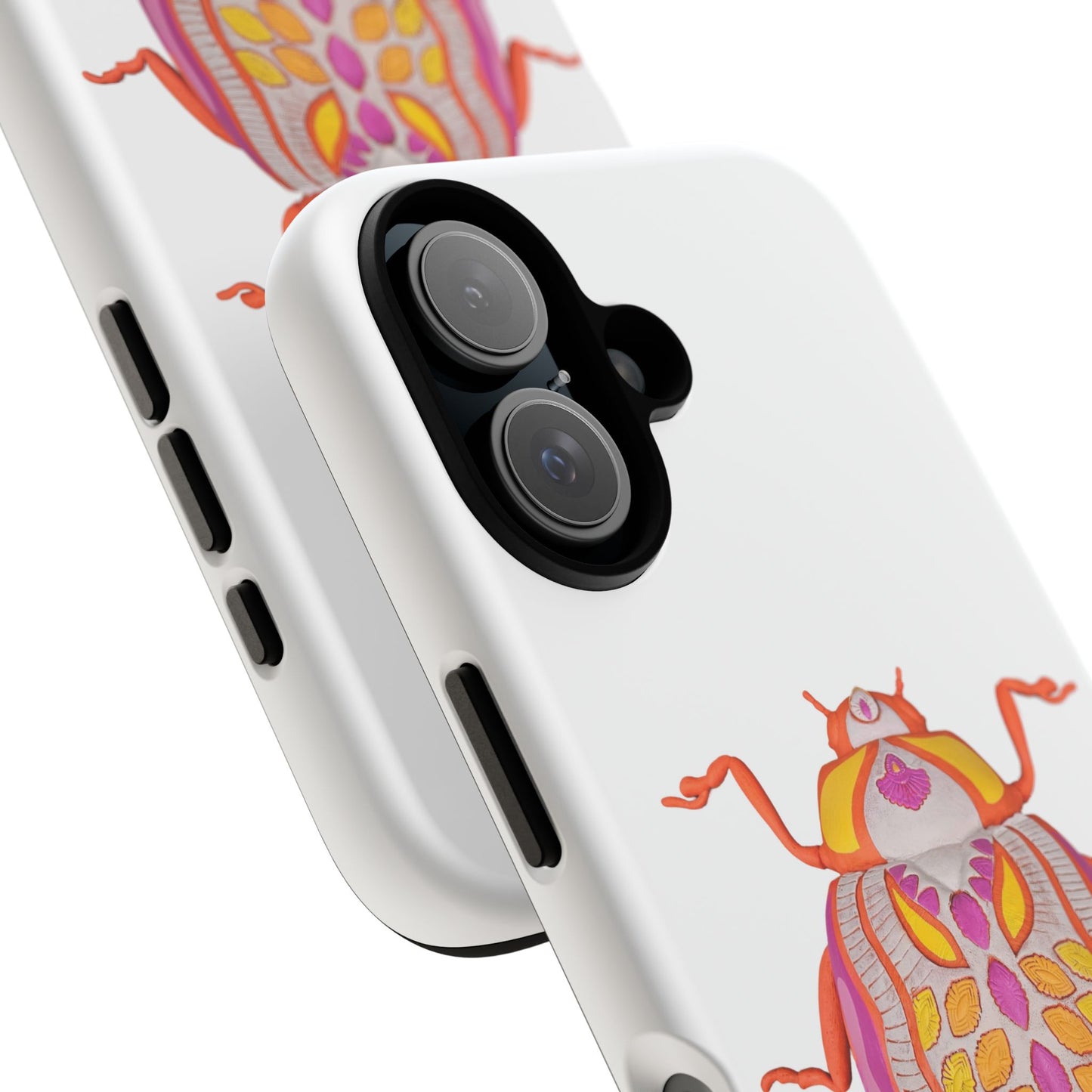 Vibrant Beetle iPhone 16 Phone Case, Cute Insect Design for Nature Lovers, Gifts for Eco-Conscious Friends, Unique Cell Phone Cover