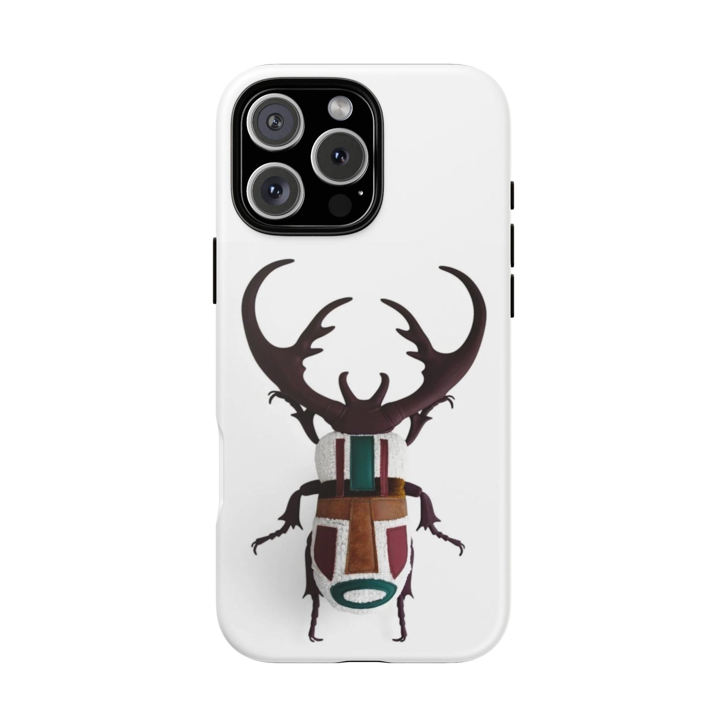 Vintage Beetle iPhone 16 Pro Max Case, Insect Lover Gift, Tough Cases, Nature Accessories, Unique Phone Cover, Cool Gift Idea, Aesthetic Phone Case
