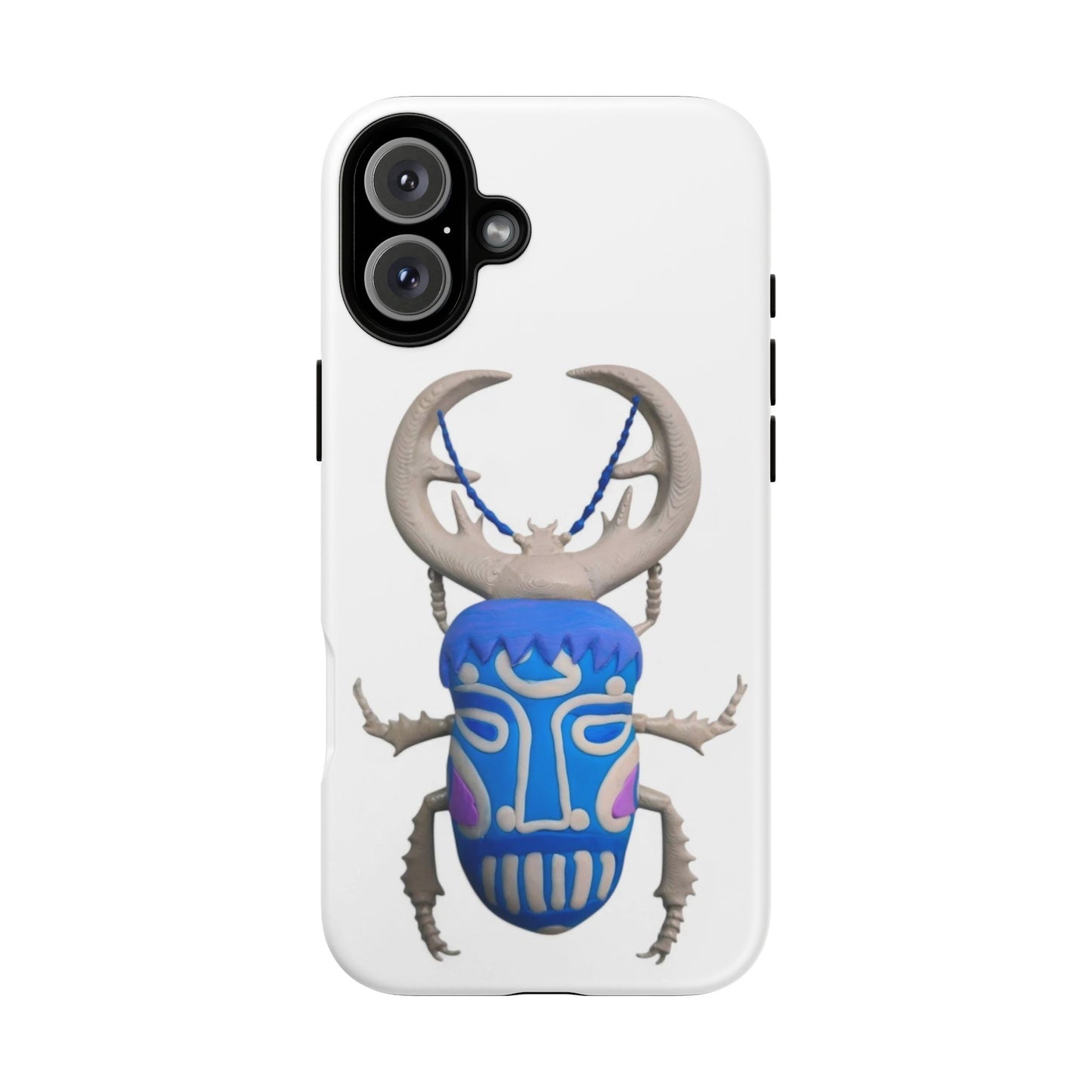 Colorful Beetle Phone Case, Tough Cases, Insect Design, Unique Gift, Phone Accessories, Nature Lover Gift