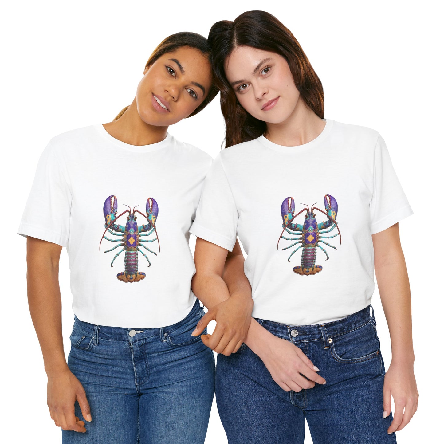 Lobster Graphic Tee | Unisex Jersey Short Sleeve Shirt, Beachwear, Seafood Lover Gift, Summer Casual, Lobster Lover Apparel