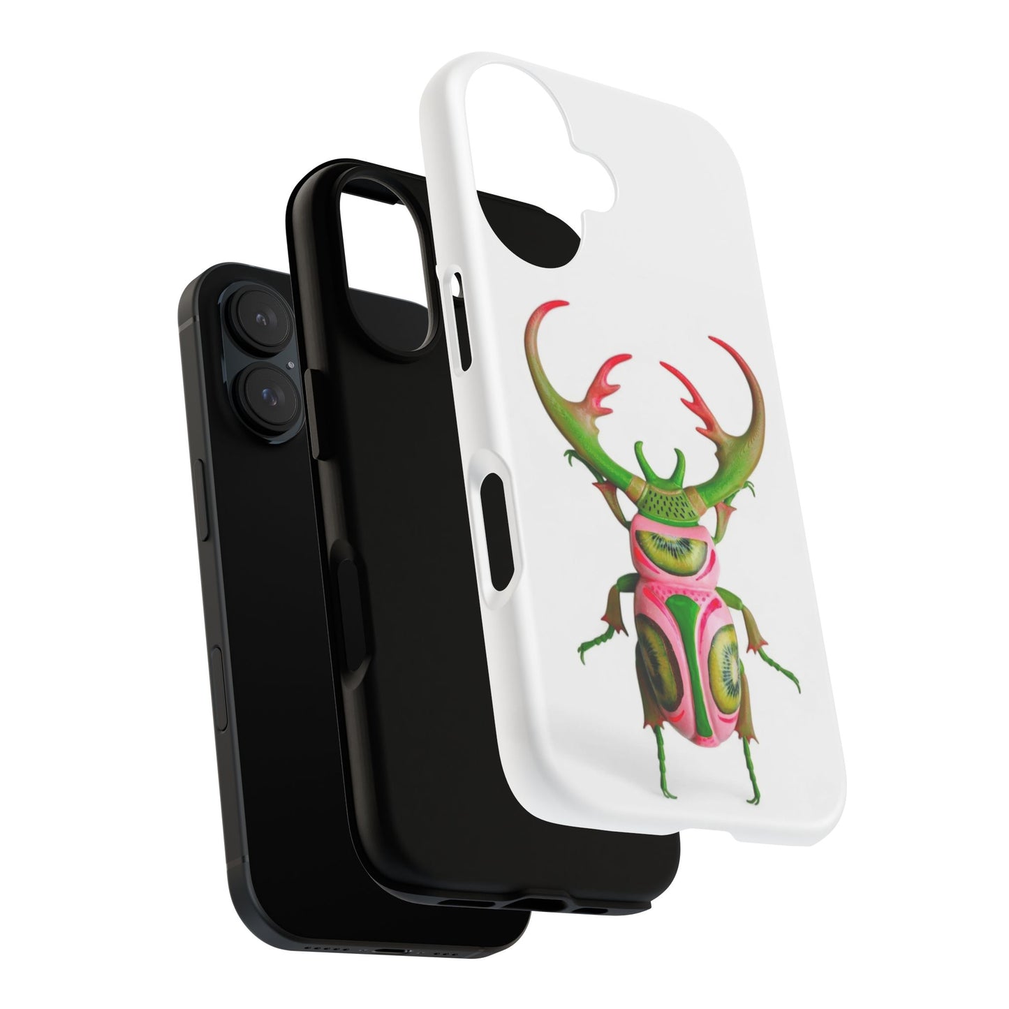 Stylish Phone Case with Unique Beetle Design - Tough Cases, Insect Art, Nature Lover Gift, Phone Protection, Eco-Friendly