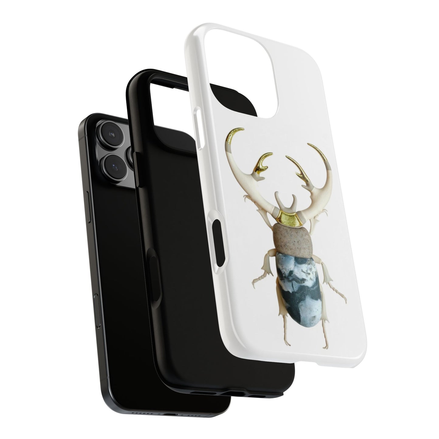 Stylish iPhone 16 Pro Max Phone Case with Beetle Design, Insect Lover Gift, Unique Phone Accessory, Birthday, Nature Enthusiast