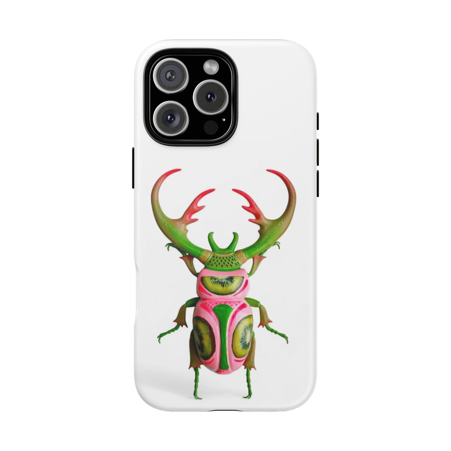 Colorful Beetle iPhone 16 Pro Max Case | Tough Cases | Unique Phone Cover, Insect Design, Nature Lovers Gift, Eco-Friendly, TrendyAccessories