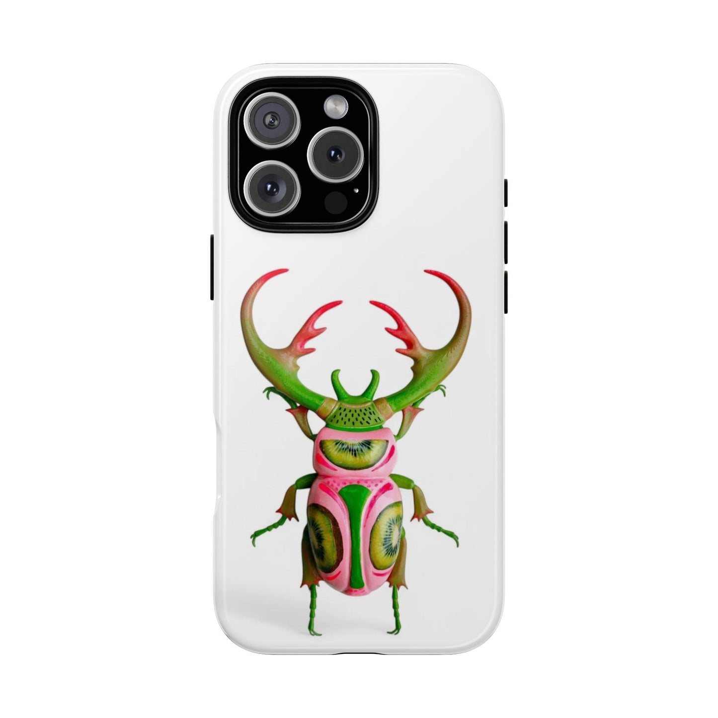 Colorful Beetle iPhone 16 Pro Max Case | Tough Cases | Unique Phone Cover, Insect Design, Nature Lovers Gift, Eco-Friendly, TrendyAccessories