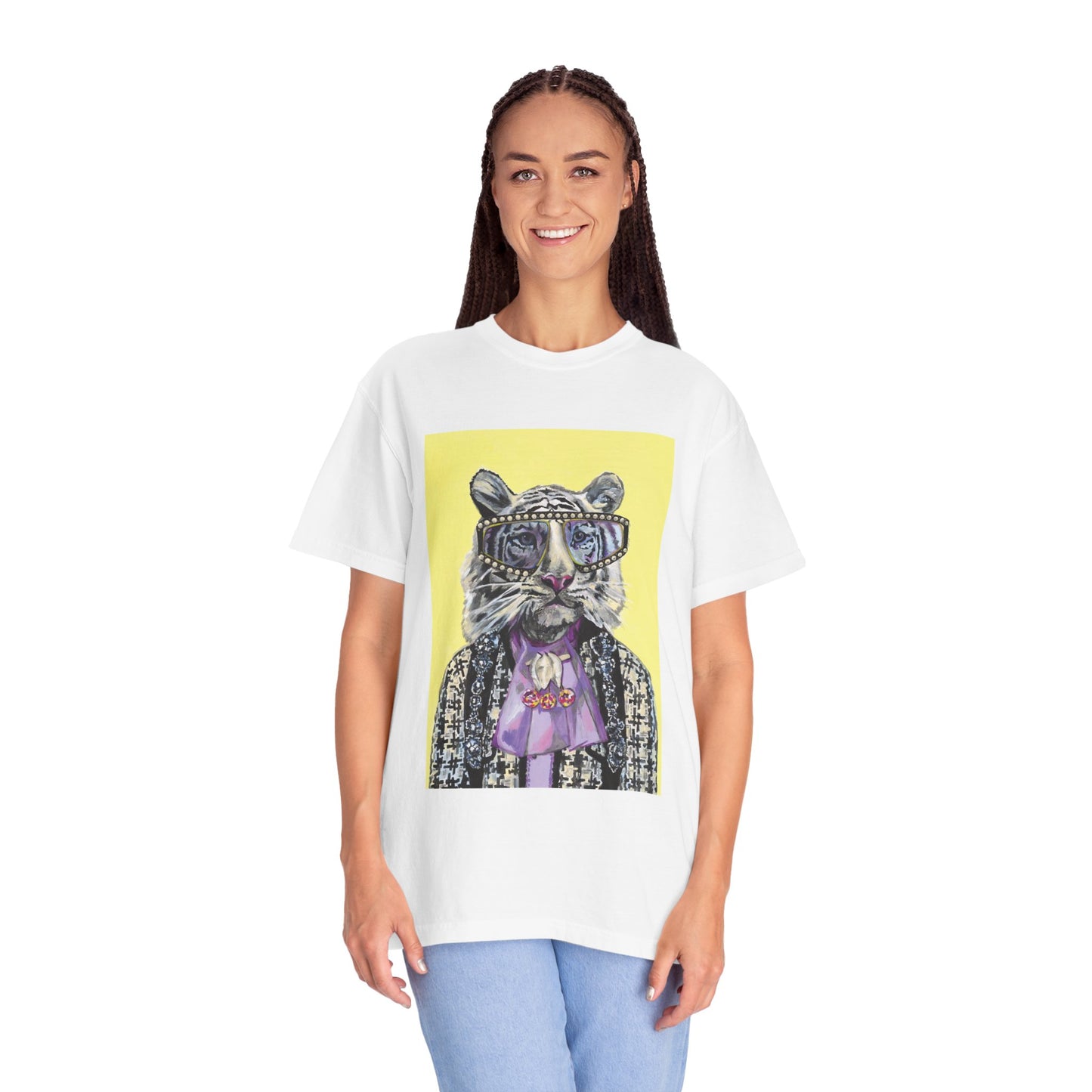 Cool Cat Unisex T-Shirt, Fun Gift for Cat Lovers, Vintage Style Tee, Graphic Animal T-Shirt, Perfect for Casual Wear