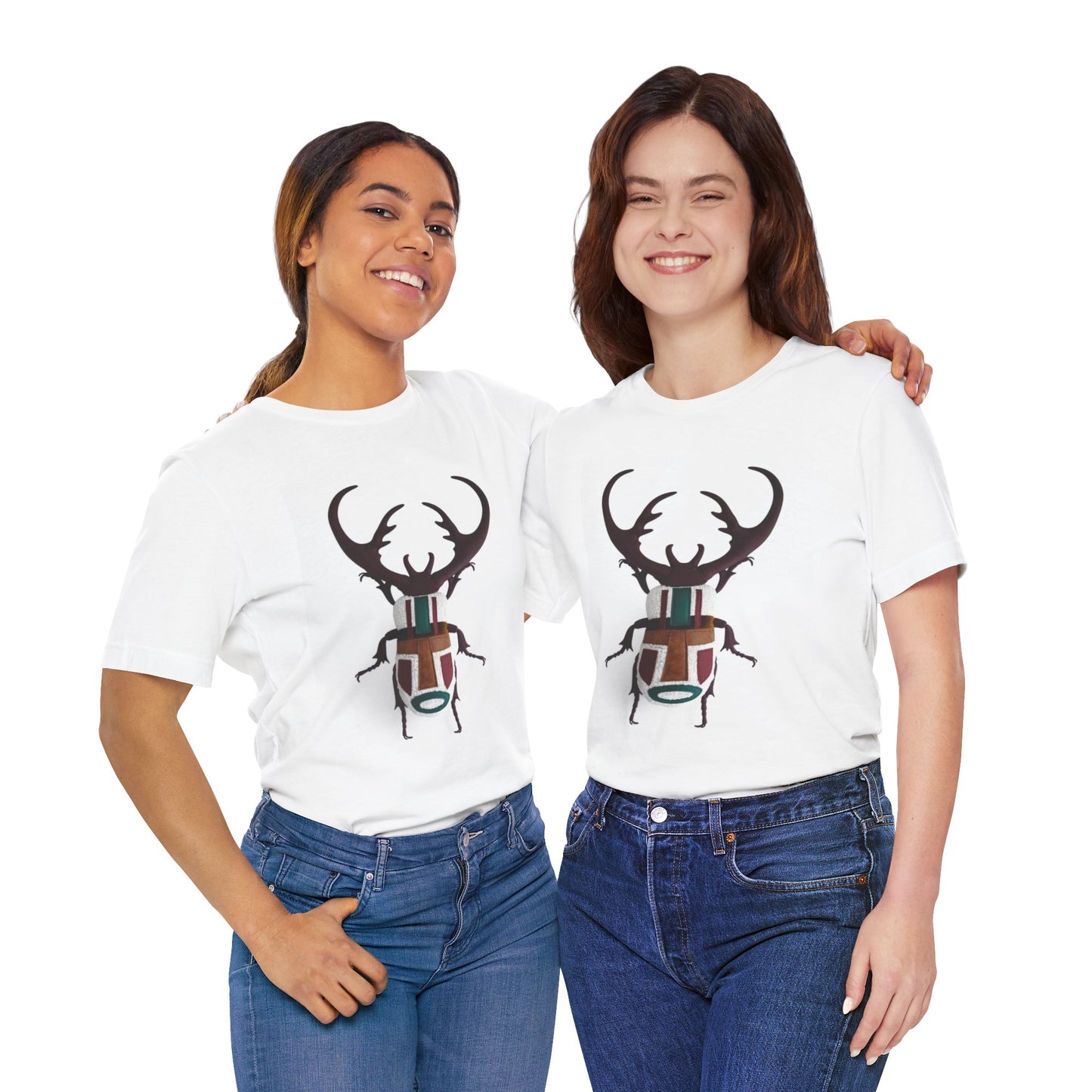Whimsical Beetle Graphic Tee, Nature Lover's Shirt, Insect Design T-Shirt, Unique Gift for Entomologists, Casual Wear, Birthday Gift