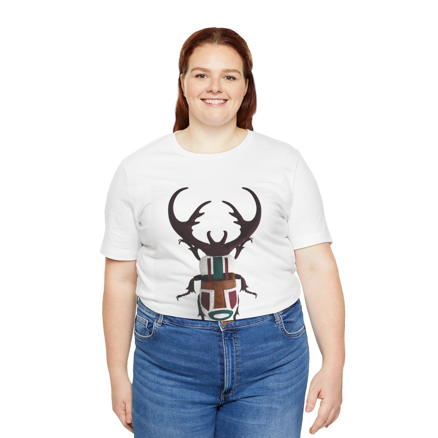 Whimsical Beetle Graphic Tee, Nature Lover's Shirt, Insect Design T-Shirt, Unique Gift for Entomologists, Casual Wear, Birthday Gift