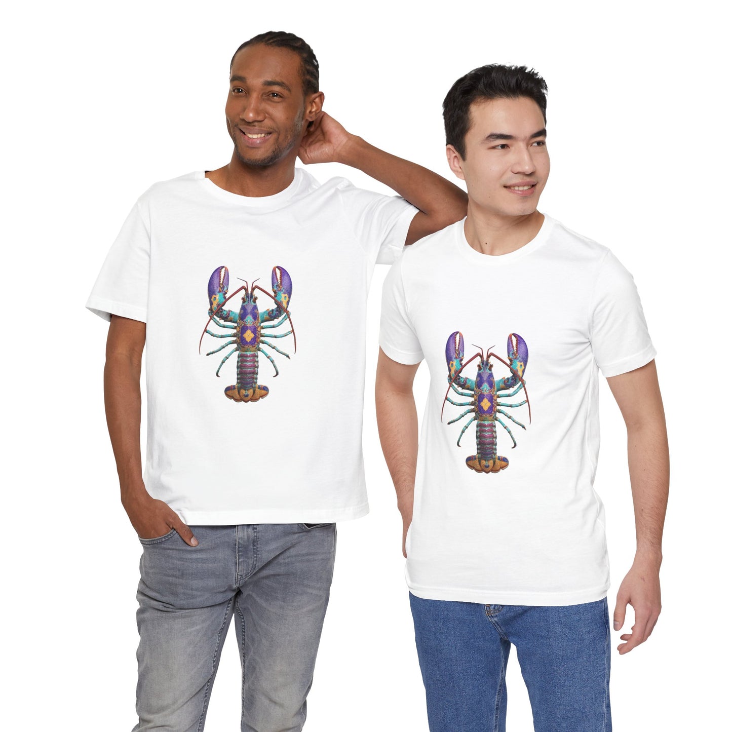 Lobster Graphic Tee | Unisex Jersey Short Sleeve Shirt, Beachwear, Seafood Lover Gift, Summer Casual, Lobster Lover Apparel