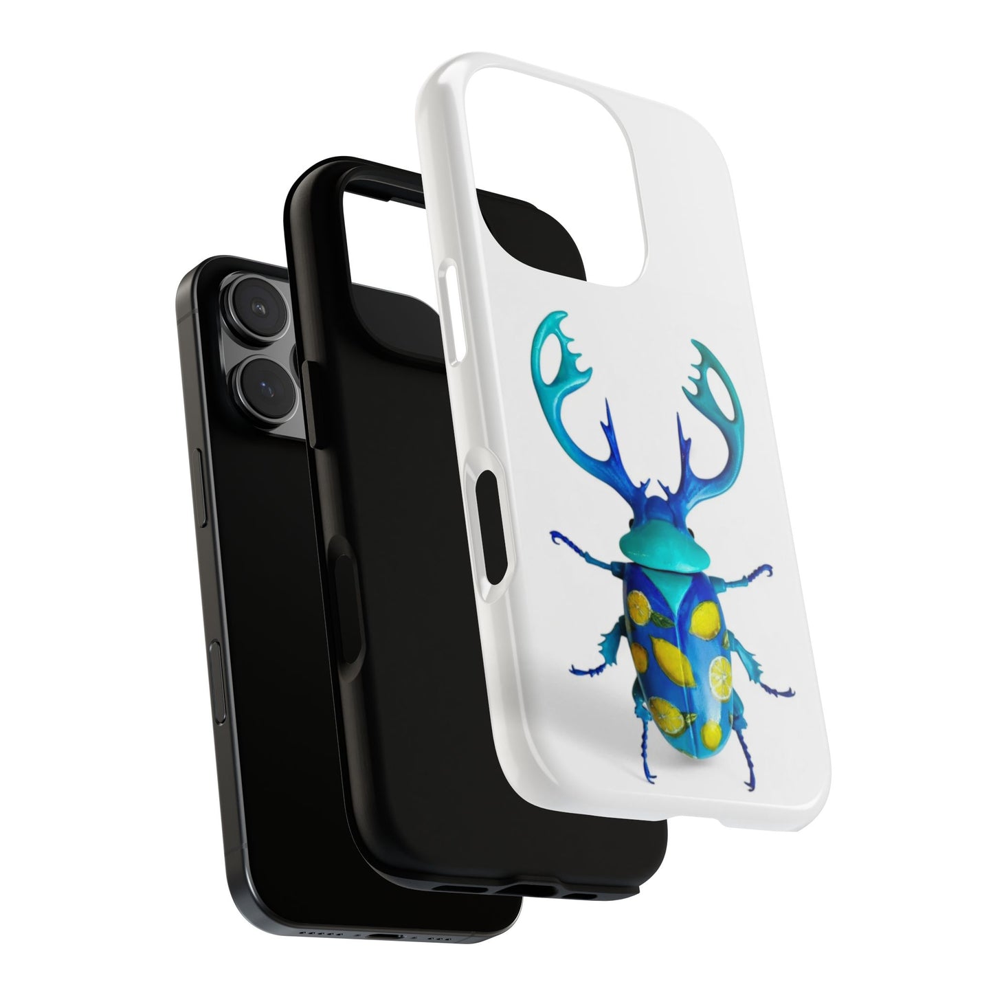 Colorful Beetle Phone Case, Tough Cases, Insect Lover Gift, Unique Phone Accessory, Nature-Inspired Design, Eco-Friendly Case