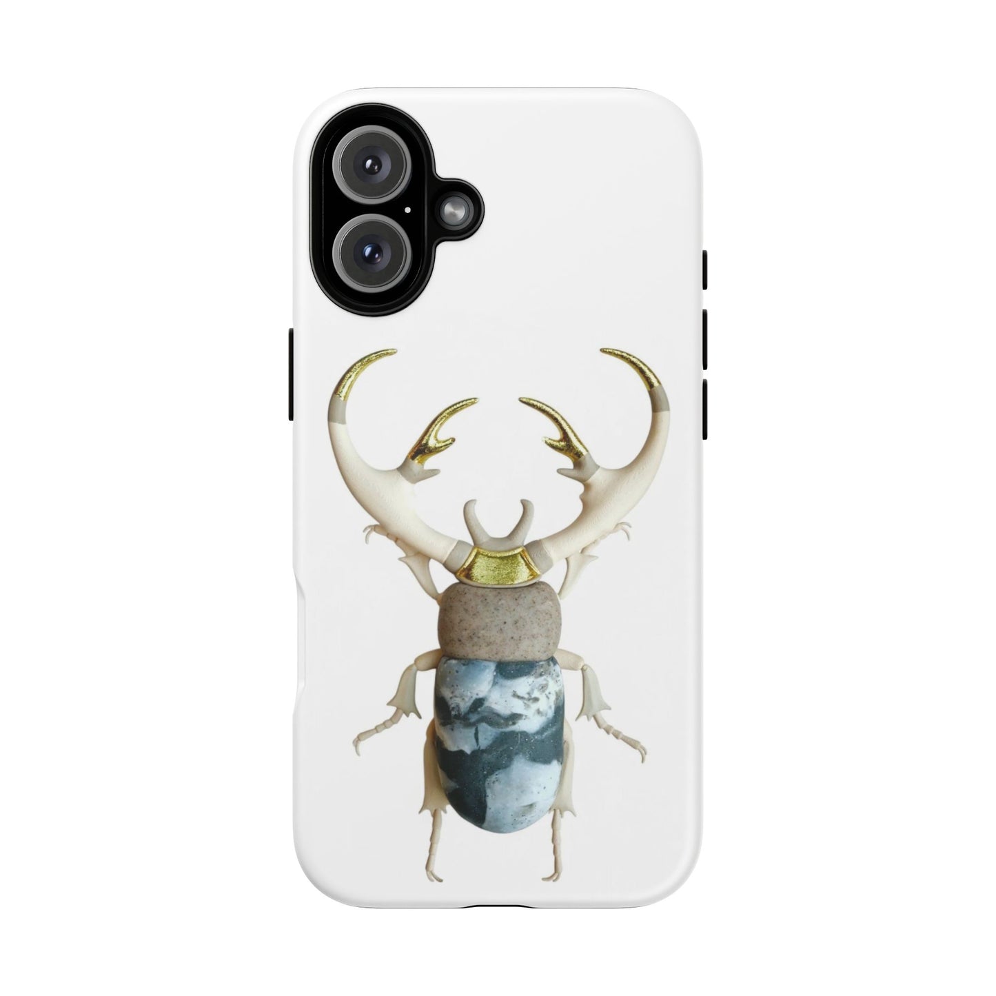 Beetle Art iPhone 16 Plus Phone Case, Tough Cases, Unique Gift for Nature Lovers, Insect Decor, Stylish Phone Protection