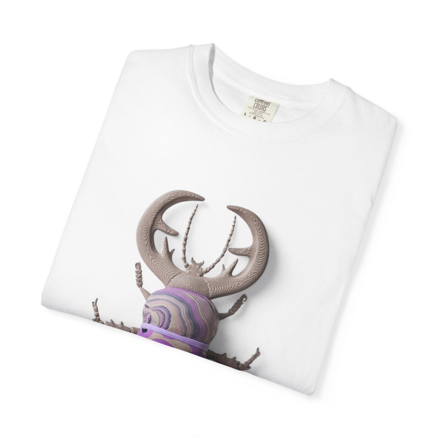 Purple Beetle Art Unisex T-Shirt, Trendy Graphic Tee, Nature Lover Gift, Unique Fashion Statement, Summer Outfit, Eco-Friendly Style