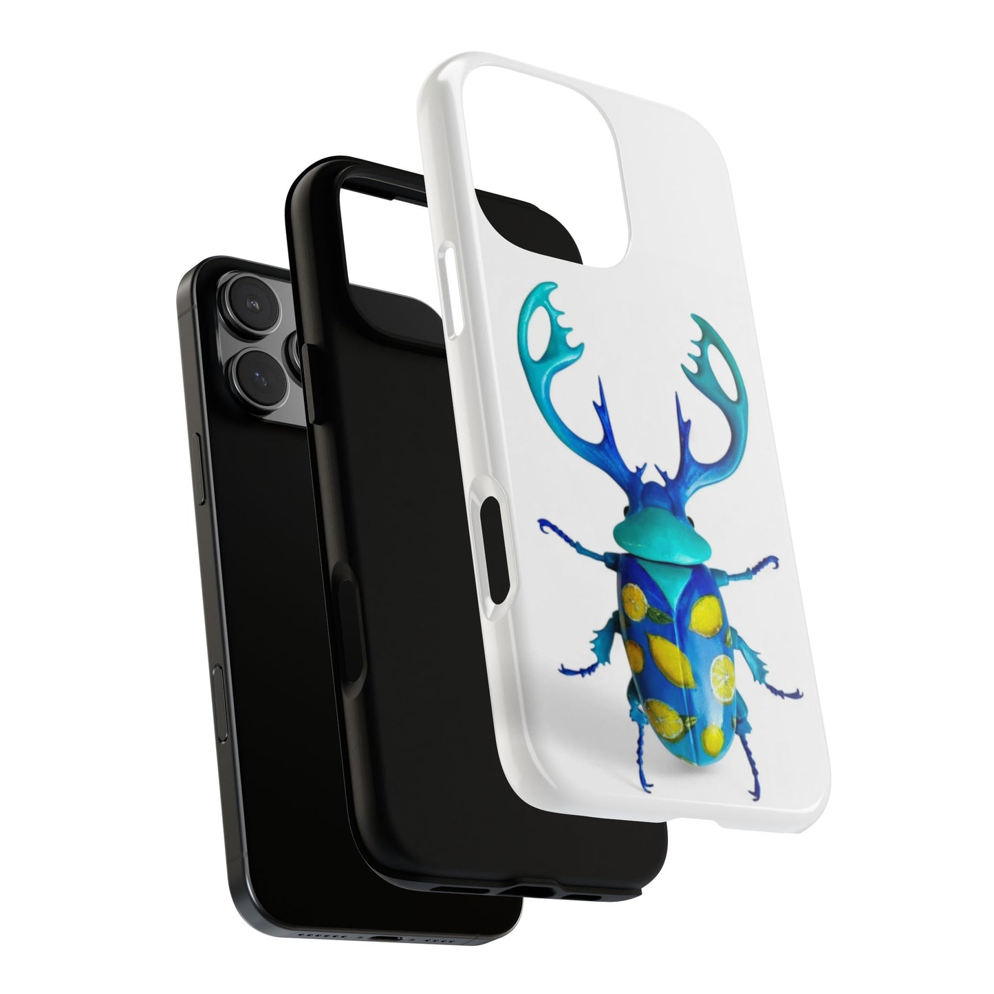 Beetle Phone Case, Tough Phone Cover, Insect Art, Unique Mobile Protector, Gift for Nature Lovers, Eco-Friendly Tech Accessory
