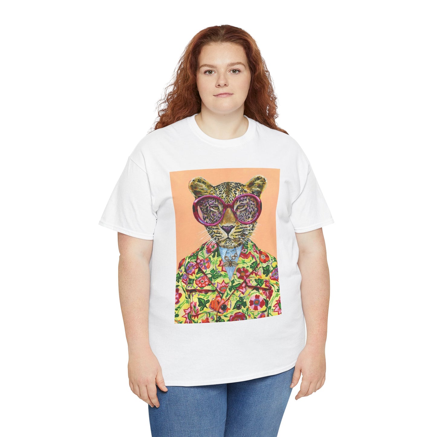 Vibrant Animal Tee, Unisex Graphic Shirt, Trendy Cotton Top, Fun Casual Wear, Gift for Animal Lovers, Summer Fashion
