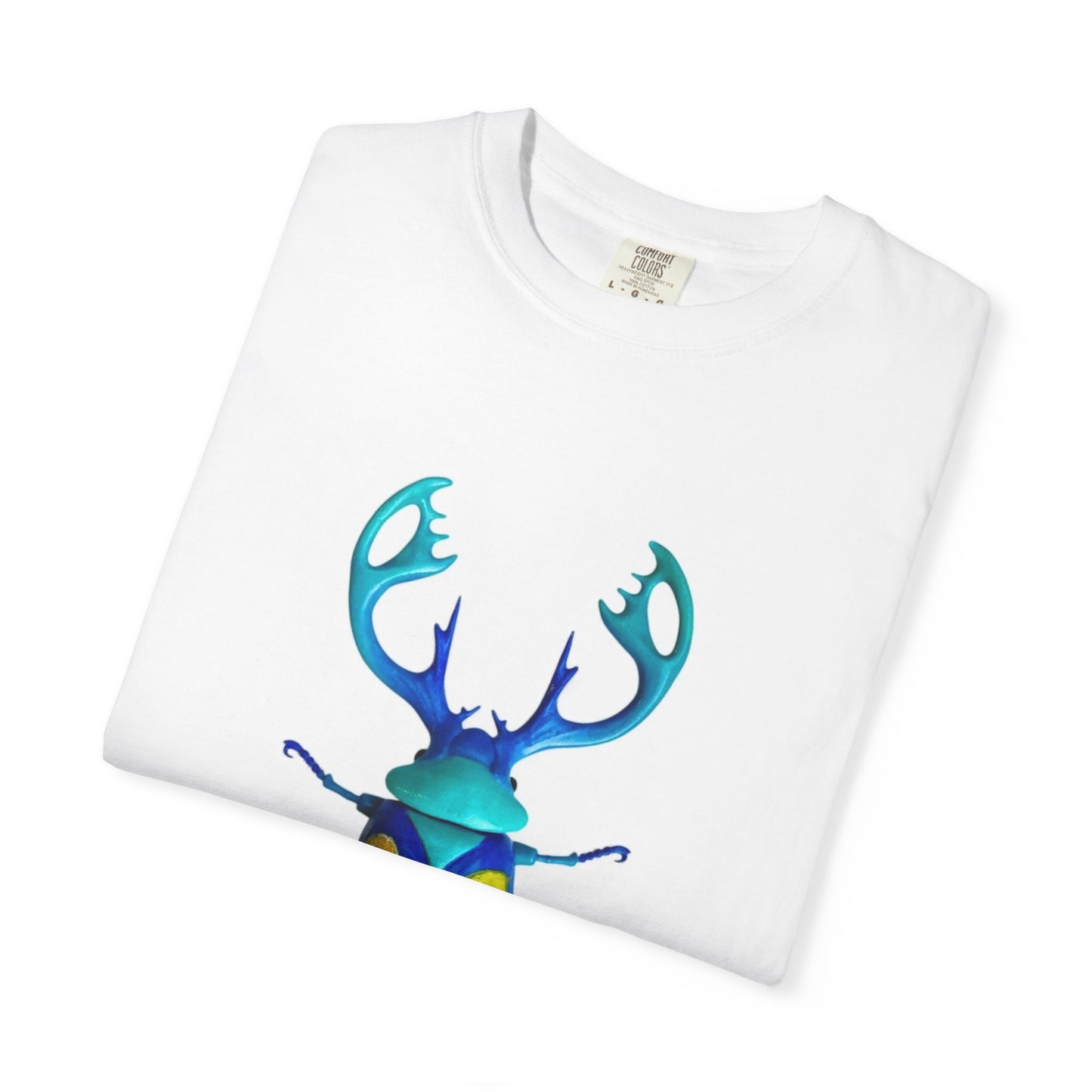 Colorful Beetle Graphic T-shirt, Unisex Tee, Nature Lover Gift, Eco-Friendly Fashion, Summer Style, Insect Art Tee