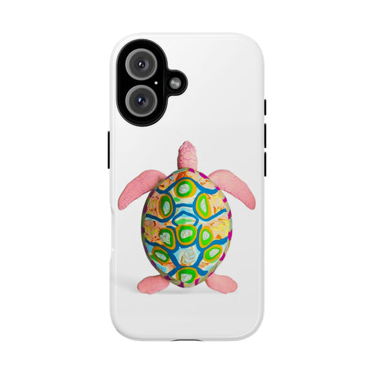 Colorful Turtle Phone Case, Cute Turtle Phone Cover, Unique Animal Case, Gifts for Animal Lovers, Beach Vibes Phone Accessory