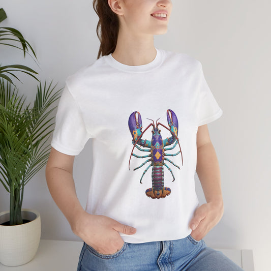 Lobster Graphic Tee | Unisex Jersey Short Sleeve Shirt, Beachwear, Seafood Lover Gift, Summer Casual, Lobster Lover Apparel