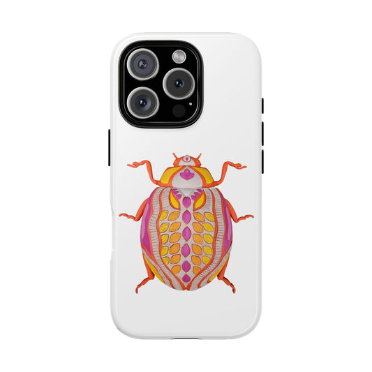 Colorful Bug Phone Case, Insect Design Case, Tough Phone Cover, Unique Gift for Nature Lovers, Stylish Mobile Accessory