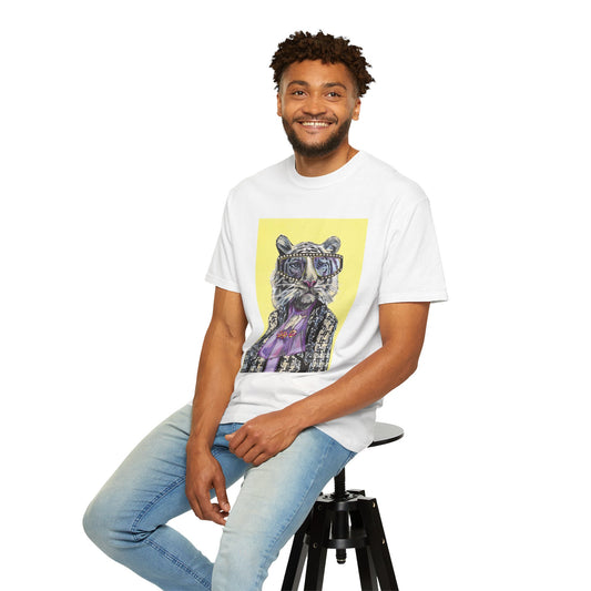 Cool Cat Unisex T-Shirt, Fun Gift for Cat Lovers, Vintage Style Tee, Graphic Animal T-Shirt, Perfect for Casual Wear
