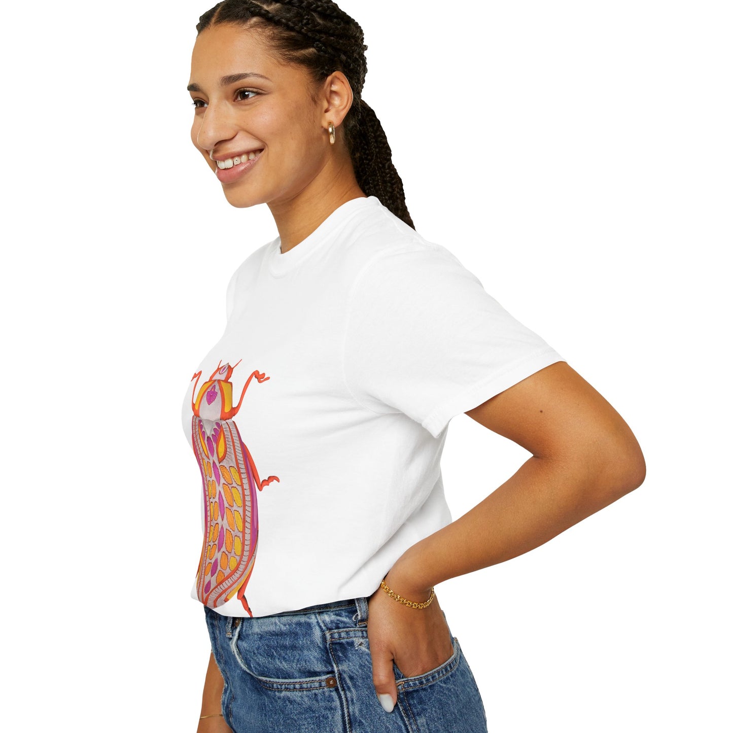 Vibrant Beetle Design T-Shirt | Unisex, Casual Wear, Nature Lovers Gift, Eco-Friendly Fabric, Summer Fashion