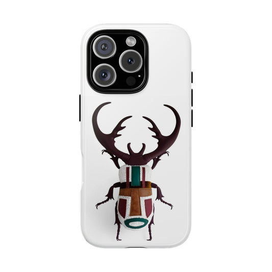 Stag Beetle Phone Case - Unique Tough Cases, Electronics Cover, Gift for Nature Lovers, Eco-Friendly Accessory, Stylish Protection