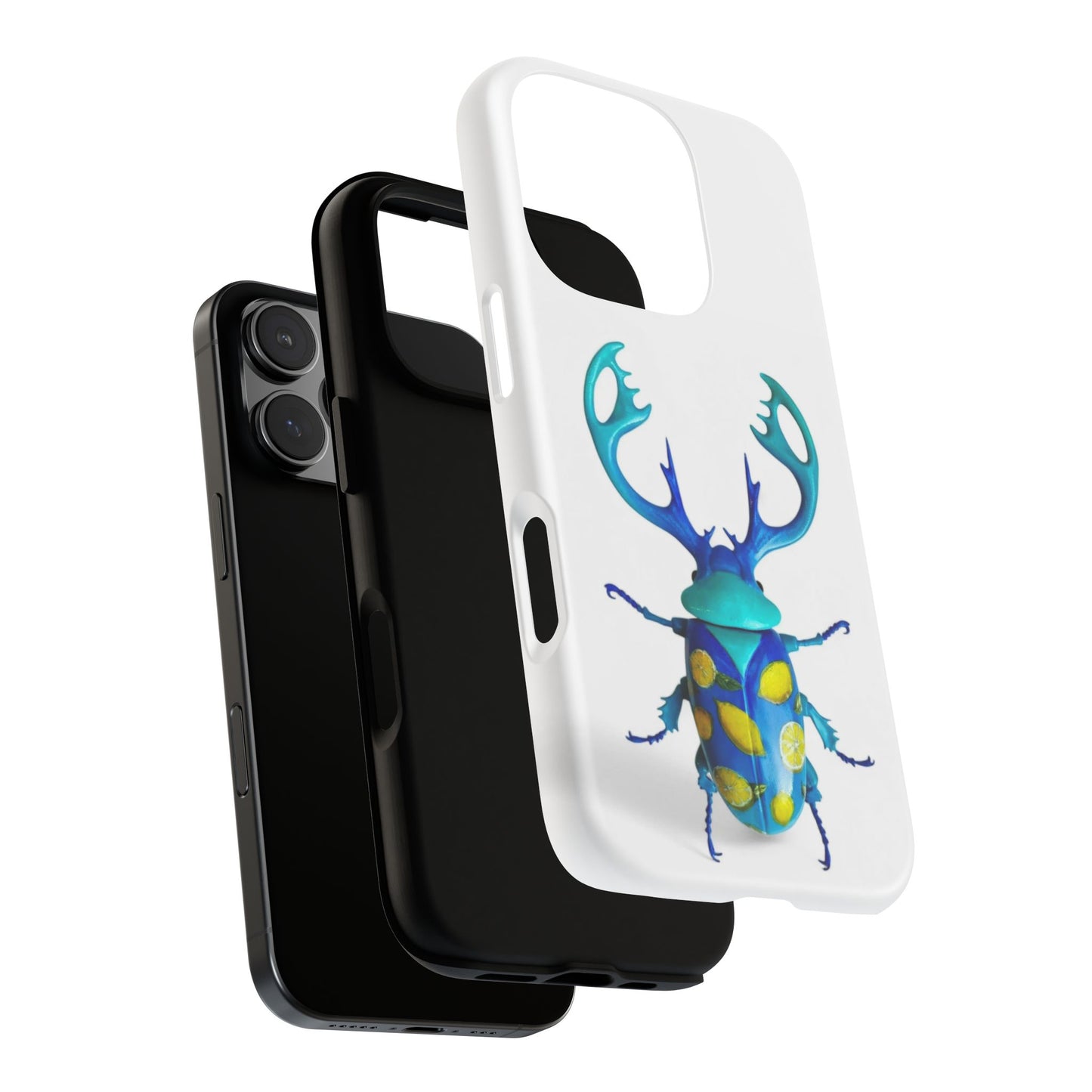 Colorful Beetle Phone Case, Tough Cases, Insect Lover Gift, Unique Phone Accessory, Nature-Inspired Design, Eco-Friendly Case